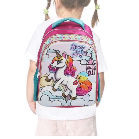 Mochila Unicornio 3d Escolar Juvenil Feminina Estampa Relevo Shopee