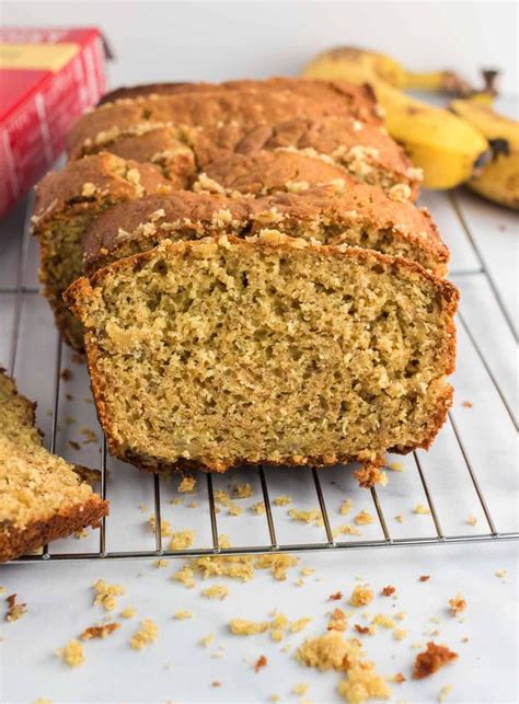 The Easiest Banana Bread Ever Made Using A Box Of Yellow Cake Mix