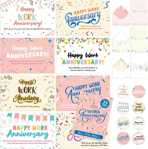 Amazon Nobleworks Th Work Anniversary Card Jumbo X