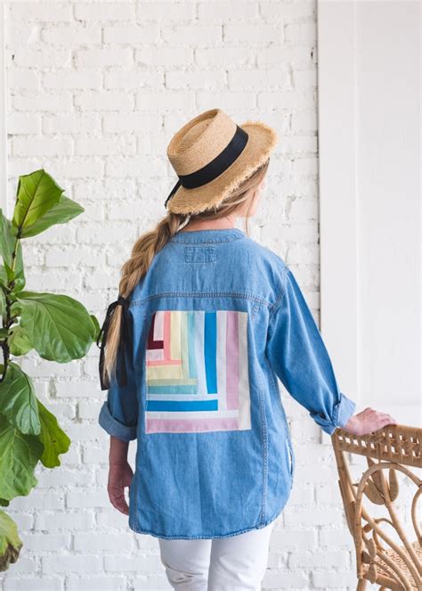 Denim Jacket Quilted Applique The House That Lars Built