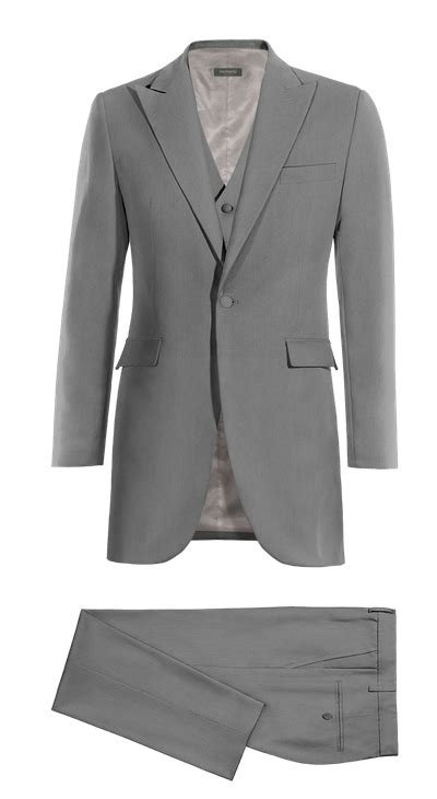 Grey Frock Coat With Grey Waistcoat