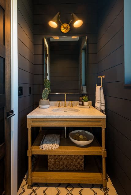 A Modern Riverfront Home Classique Chic Toilettes Seattle Par