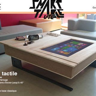 Touch Screen Coffee Table DIY With 32 | Diy coffee table, Smart table, Touch screen table