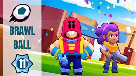 Brawl Ball Avec Grom Et Shelly 11 Ft Niouniou Brawl Stars Brawlball