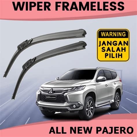 Jual Wiper Pajero Wifer Depan New Pajero Sport Model Pisang Karet Kaca