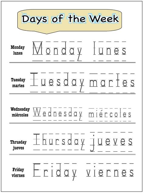 Atividades Dias Da Semana Em Ingles Gabarito Revoeduca