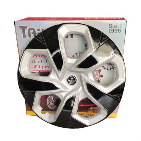 15inch TATA Punch Silver Black Plastic Car Wheel Cover At Rs 450 Box