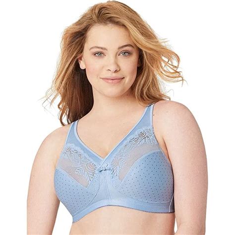 Glamorise Womens Full Figure Plus Size Magiclift Wirefree Minimizer Bra