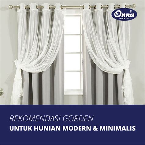 Rekomendasi Gorden Untuk Hunian Modern Minimalis