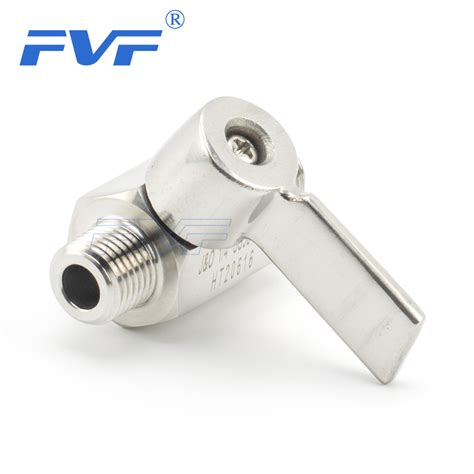 Stainless Steel Npt Bspt Thread Male Male Mini Ball Valve Fvf