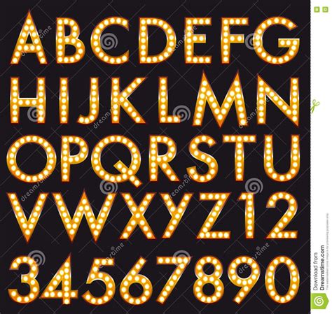 Theater Marquee Font