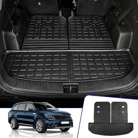 Fit 2021 2024 Kia Sorento Cargo Liner Trunk Mat Tpe All Weather 2023 Sorento Accessories