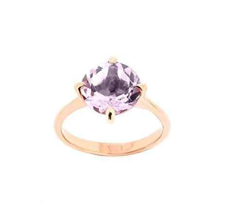 Dinny Hall Rose De France Amethyst And 14ct Rose Gold Ring Size M