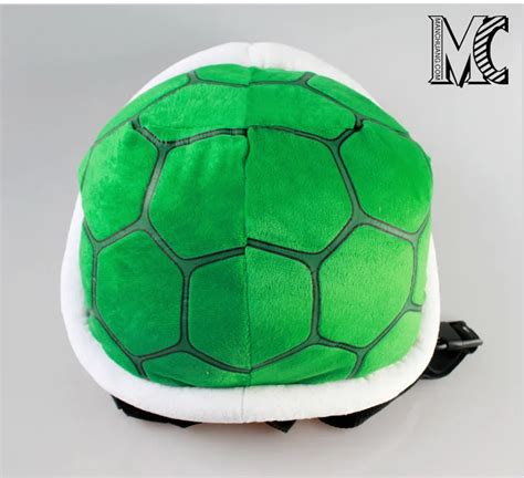 2018 Super Mario Bros Koopa Troopa Turtle Shell Plush Backpack Green ...