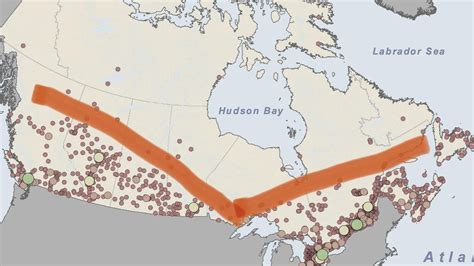 Why is Canada’s population density map so strange? : r/geography