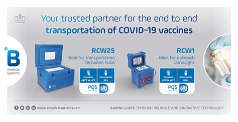 B Medical Systems’ Transport Boxes for the safe transport of vaccines