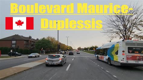 Boulevard Maurice Duplessis Bourassa Montréal Tour 4k Vivir en