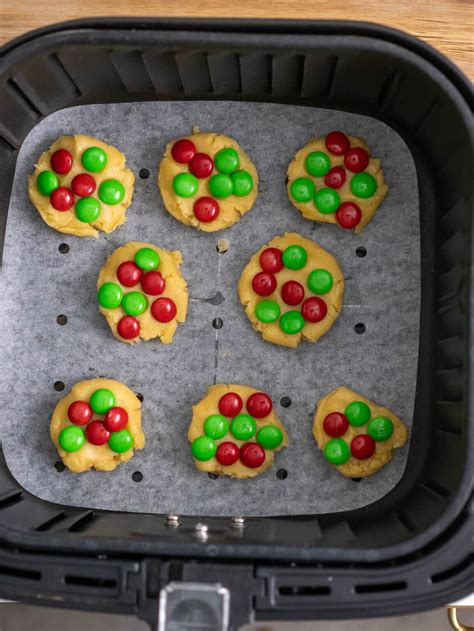 Air Fryer Christmas Cookies 4 Cookies 1 Dough Upstate Ramblings