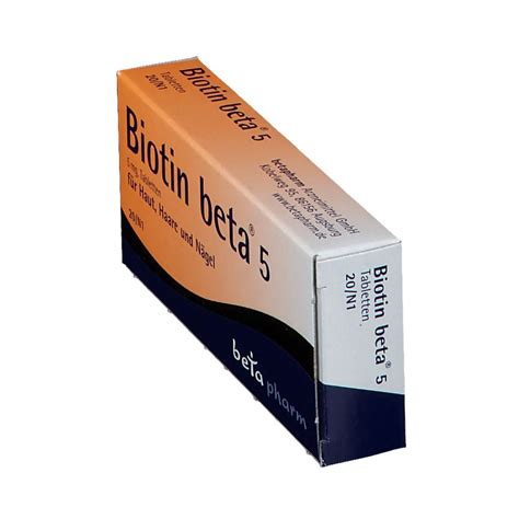 Biotin Beta Tabletten St Shop Apotheke