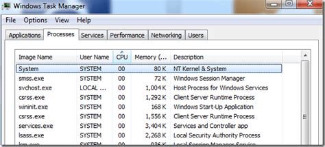 Reparar El Uso Elevado De CPU Del Proceso Del Sistema Y Del Kernel NT