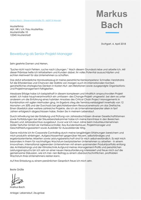 Anschreiben Beispiel Arbeitsproben Unserer Bewerbungsanschreiben