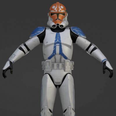 Clone Trooper 332nd - Star Wars 3D Model by rotomu