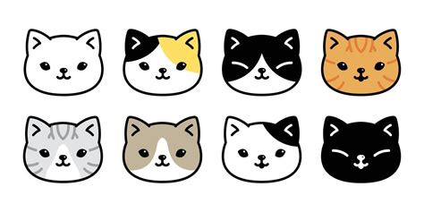 Cat Head Vector Art, Icons, and Graphics for Free Download