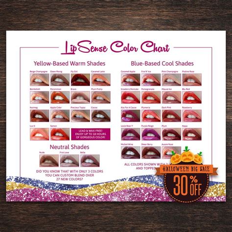 Lipsense Color Chart 85x11 Lipsense Senegence Colors 2017 Lipsense