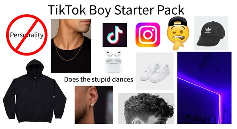 tiktok boy starter pack rstarterpacks