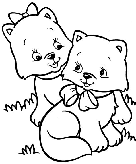 Coloring Kitten Pages Best Free Coloring Pages Printable