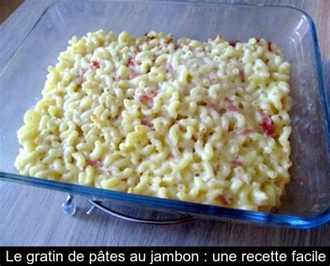 Recette Pate Jambon Fromage Bechamel Recette Thermomix