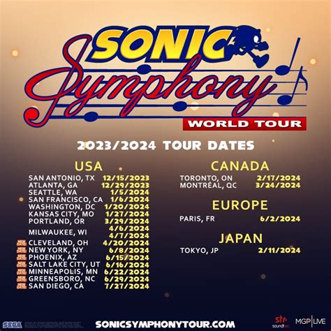 SEGA Announces Additional Sonic Symphony Tour Dates to Meet ...