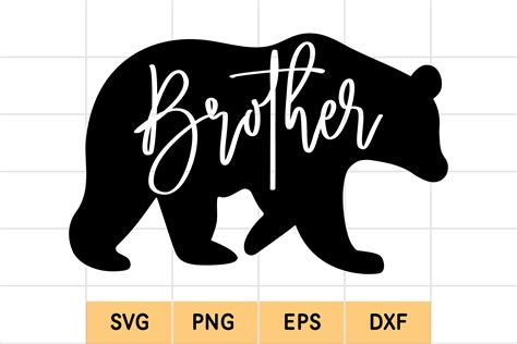 Brother Bear, Bear Graphic by AnuchaSVG · Creative Fabrica