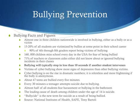 Ppt Essential “plays” For Bully Prevention Powerpoint Presentation