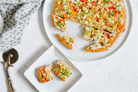 Gluten Free Veggie Pizza |Appetizer| • A Twisted Plate