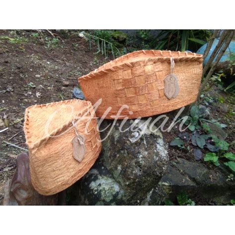 Jual Peci Kulit Kayu Model Anyam Shopee Indonesia