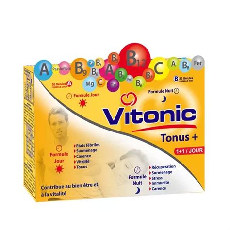 VITONIC Tonus Jour et Nuit 60 gélules Pharmazina