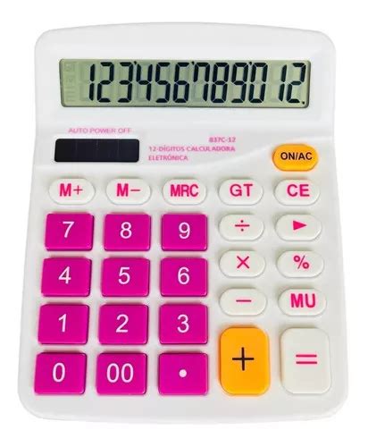 Calculadora electrónica de escritorio de 8 dígitos XH 837C 12 Color