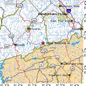 Cedar Mountain, North Carolina (NC) ~ population data, races, housing ...