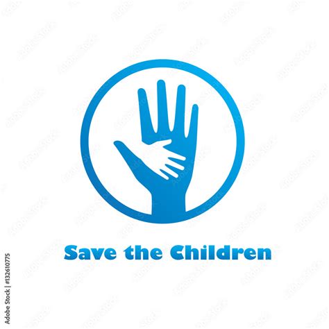 Save the children logo Stock Vector | Adobe Stock