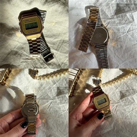 Casio 💔 genuine Casio gold vintage retro watch Origi… - Gem