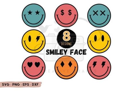 Smiley Face Svg Graphic By Creativecrafts · Creative Fabrica