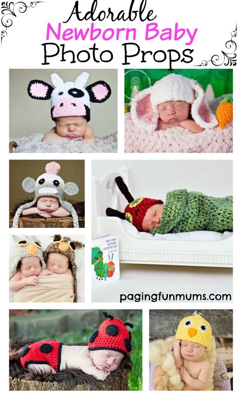 Adorable Newborn Baby Photo Props - Featured Etsy Store - Paging Fun Mums