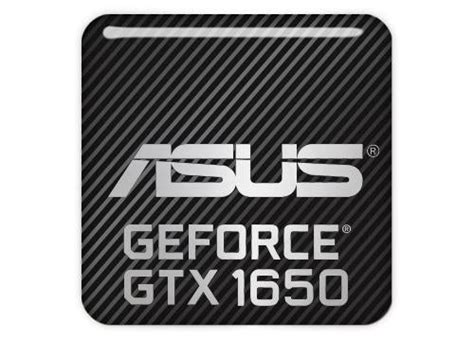 Asus Geforce Gtx 1650 1x1 Chrome Effect Domed Case Badge Sticker L