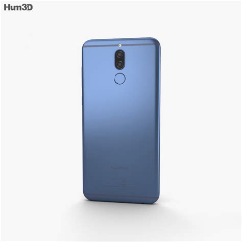 Huawei Mate 10 Lite Aurora Blue 3D model - Download Phones on 3DModels.org