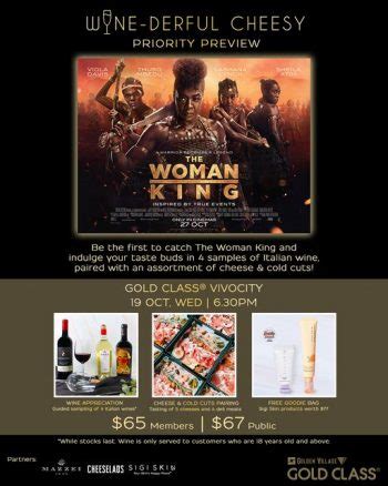 Oct Golden Village Mr Popcorn The Woman King Promotion Sg