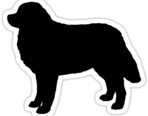 Download Bernese Mountain Dog Clipart Silhouette - Bernese Mountain Dog ...