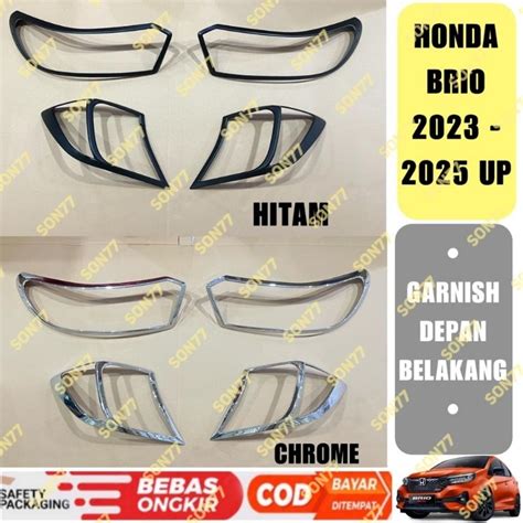 Jual Paket Garnish Lampu Depan Belakang Honda Brio 2023 2024 2025 UP