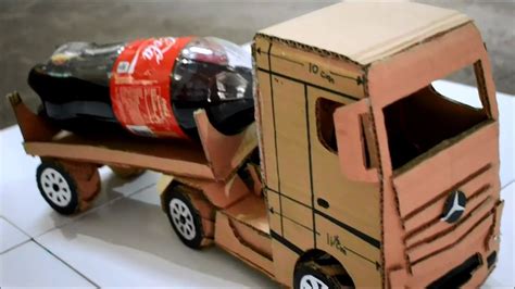 How To Make A Truck Mercedez Actros Amazing Cardboard Diy Youtube