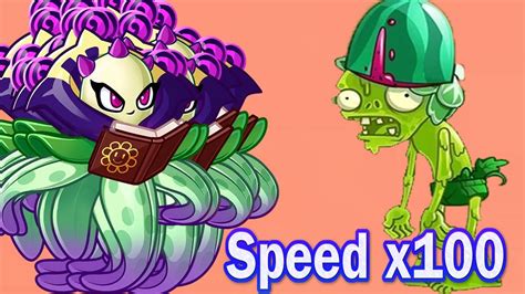 Pvz 2 Challenge All Plants Max Power Up Vs Custom Speed Zoybeanpod